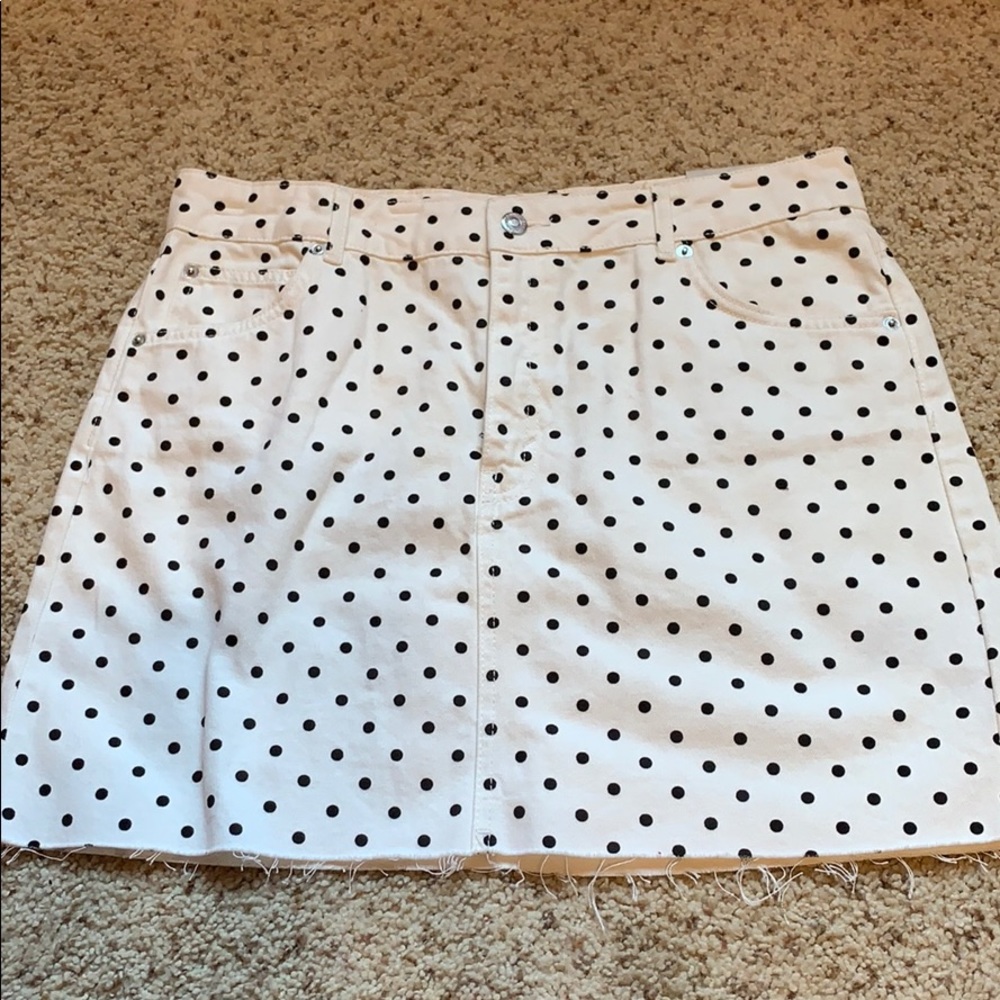 Polka dot skirt